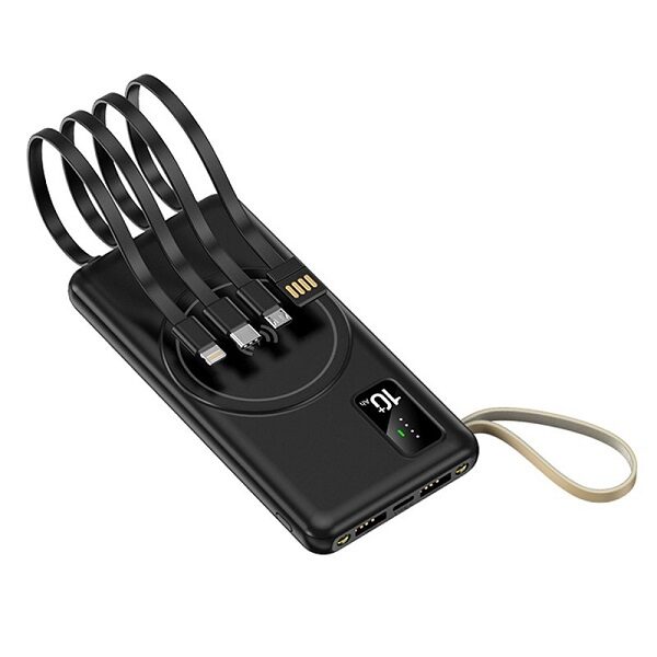 ITPB079 – 10000mAh wireless charger powerbank with cables