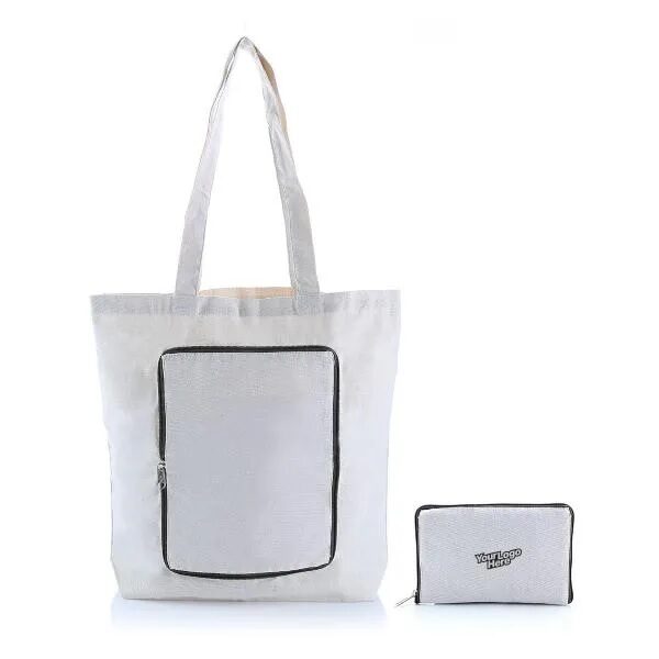 BGTS091 – Foldable Zipper Tote Bag