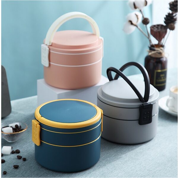 LFLB024 – Double Layer Round Lunch Box