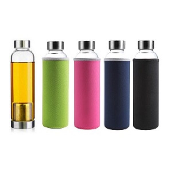 DWBO043 – 380ml Glass Bottle with Tea Brewer