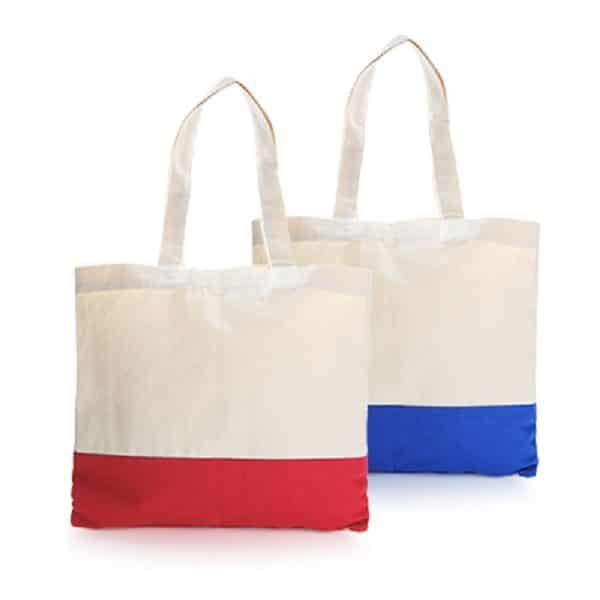 BGTS068 – Two Tone Canvas Tote Bag
